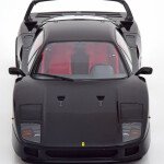 MODELO ESCALA 1/18 Ferrari F40 year 1987 black / Red seats 1:18 KK-Scale - EN NEGRO Y ROJO FERRARI