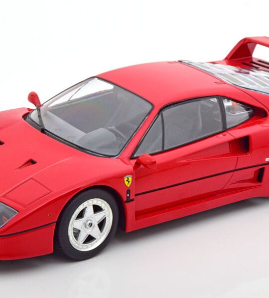 MODELO ESCALA 1/18 Ferrari F40 year 1987 black / Red seats 1:18 KK-Scale - EN NEGRO Y ROJO FERRARI