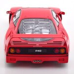 MODELO ESCALA 1/18 Ferrari F40 year 1987 black / Red seats 1:18 KK-Scale - EN NEGRO Y ROJO FERRARI