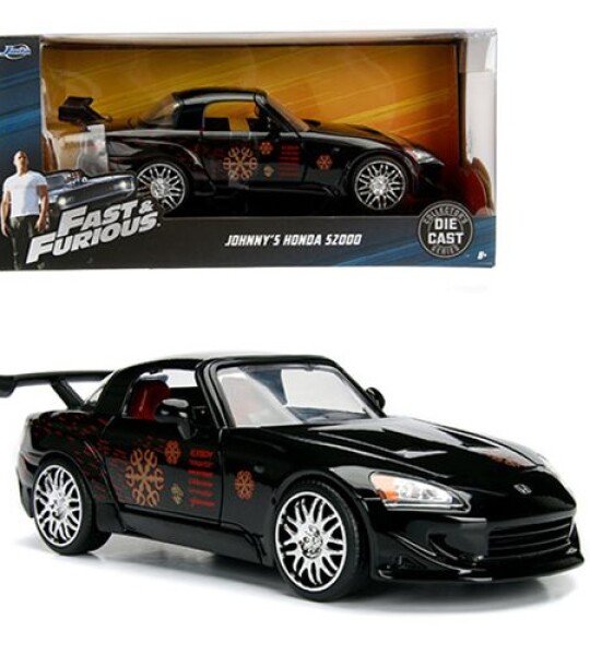 MODELO ESCALA 1/24 Fast and the Furious Johnny's Honda S2000