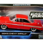MODELO ESCALA 1/24 Fast and the Furious 8 Dom's Chevy Impala