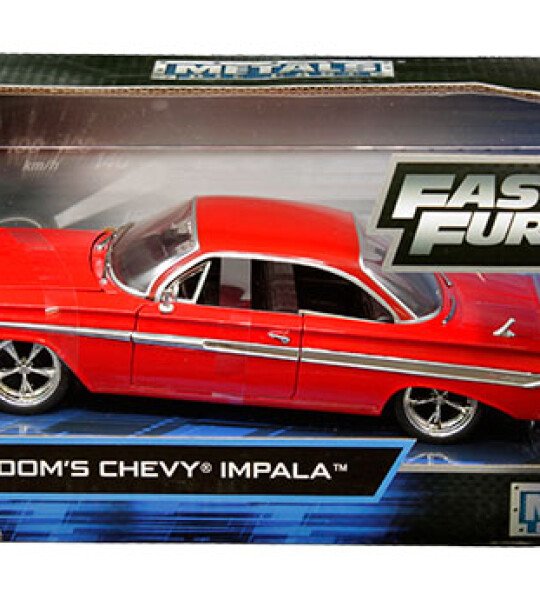 MODELO ESCALA 1/24 Fast and the Furious 8 Dom's Chevy Impala