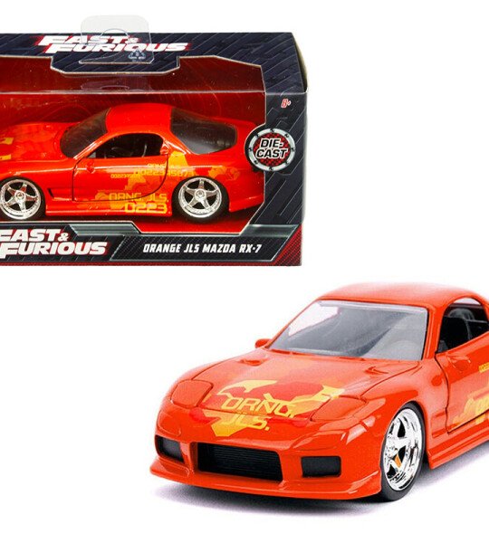 MODELO ESCALA 1/24 Fast and Furious Orange Julius's Mazda RX-7