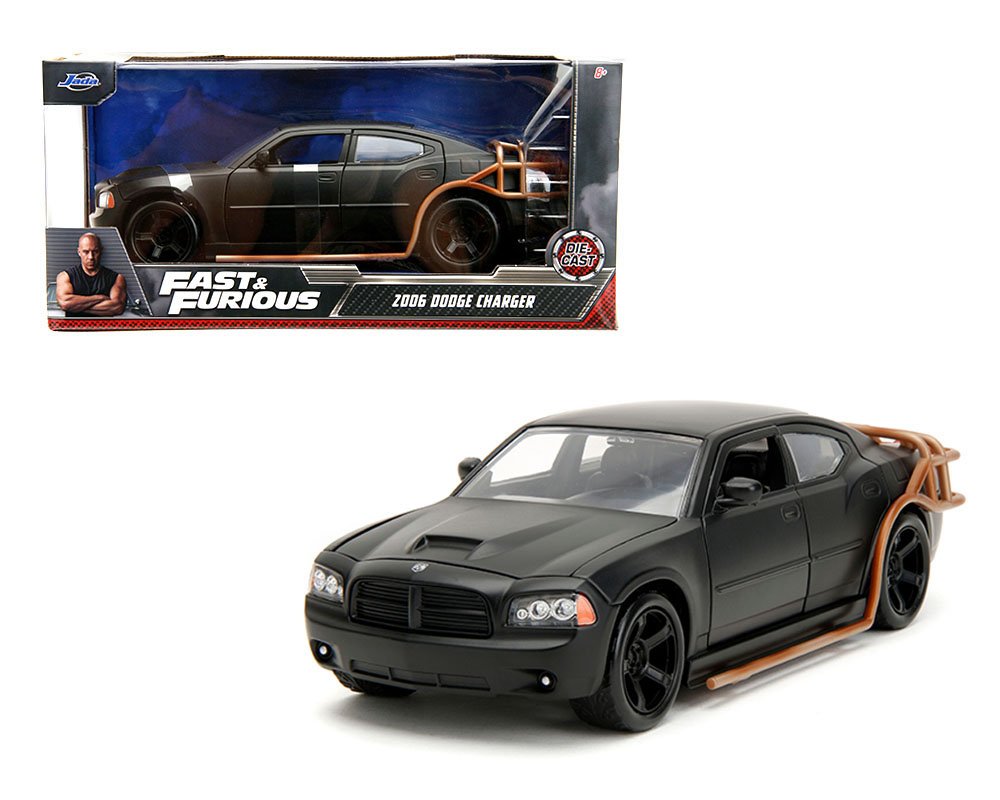 MODELO ESCALA Jada 1:24 2006 Dodge Charger Heist Car- Fast & Furious