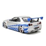 MODELO ESCALA 1/24  Brian’s 2002 Nissan Skyline GT-R34 – Fast & Furious -RAPIDO Y FURIOSO