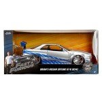 MODELO ESCALA 1/24  Brian’s 2002 Nissan Skyline GT-R34 – Fast & Furious -RAPIDO Y FURIOSO