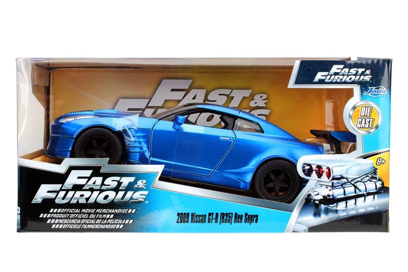 MODELO ESCALA 1/24 Fast and Furious Brian's Nissan GT-R R35 Ben Sopra