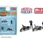 MODELOS A ESCALA 1/64 American Diorama Mijo Exclusive Moto Mania 2 - FIGURAS