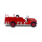 MODELO ESCALA 1/24 1941 GMC Fire Engine Red with Accessories Diecast Model Car - CAMION BOMBERO