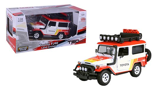 MODELO ESCALA 1:24 PTM Off Road Toyota FJ40 Land Cruiser TRD Livery