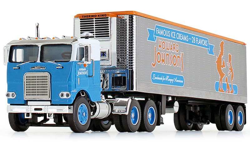 TRAILER COMPLETO ESCALA 1/50 Freightliner REFRIGERADO CLASICO CON LICENCIA DE FABRICA