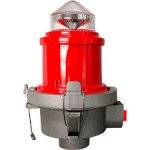 LUMINARIA BALIZA U OBSTRUCCION L-810 LED Steady-Burning Red Obstruction Light FAA APPROVED