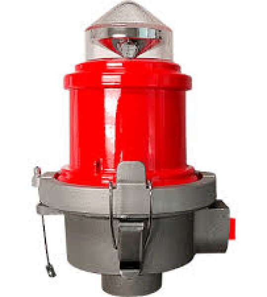 LUMINARIA BALIZA U OBSTRUCCION L-810 LED Steady-Burning Red Obstruction Light FAA APPROVED