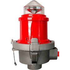 LUMINARIA BALIZA U OBSTRUCCION L-810 LED Steady-Burning Red Obstruction Light FAA APPROVED