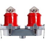 LUMINARIA BALIZA U OBSTRUCCION L-810 LED Steady-Burning Red Obstruction Light FAA APPROVED