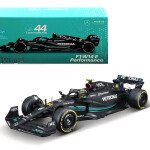 Bburago 1:24 Race F1 Mercedes-AMG W14 E Performance 2023 #44 Lewis Hamilton - FORMULA 1 INCLUYE CAJA ACRILICA