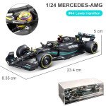 Bburago 1:24 Race F1 Mercedes-AMG W14 E Performance 2023 #44 Lewis Hamilton - FORMULA 1 INCLUYE CAJA ACRILICA