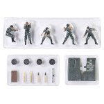 CAÑON ESCALA 1/32 German Krupp Flak 36 with Flak Rohr 36 gun barrel & sd. 202 tow vehicle German Army, Stalingrad, USSR, 1943 -FORCES