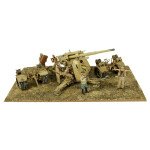 CAÑON ESCALA 1/32 German Krupp Flak 36 with Flak Rohr 18 gun barrel & sd. 202 tow vehicle Battle of EL Alamein, FORCES