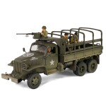 CAMION ESCALA 1/32 GMC CCKW 353 A1, sheet metal closed cab，U.S. 1st Infantry Division, LST Ship ramp Weymouth May - FORCES