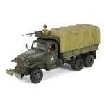 CAMION ESCALA 1/32 Army GMC CCKW-353B Cargo Truck(canvas canopy version) U.S. 1st Infantry Division, LST Ship ramp, Weymouth May 1944 FORCES