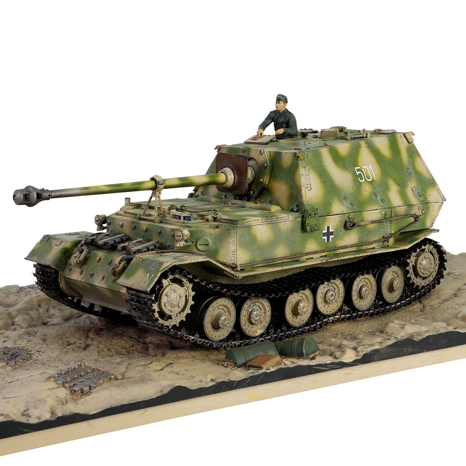 TANQUE METALICO 1/32 Sd. Kfz.184 Panzerjager Tiger (P) "Ferdinand" PORSCHE Sd.Kfz.184 Ferdinand Nr. 501, FORCES OF VALOR