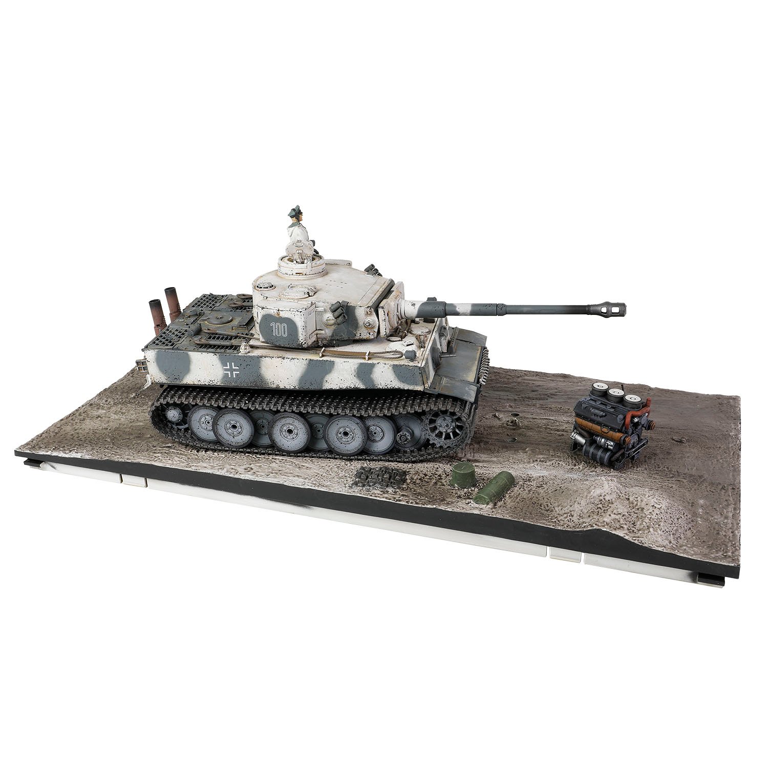 TANQUE ESCALA 1/32 Sd.Kfz.181 PzKpfw VI Tiger Ausf. E heavy tank (Initial production model) FORCES OF VALOR