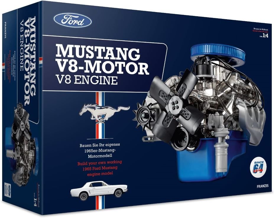 MOTOR A ESCALA 1/3 Visible Working Ford Mustang V8 Engine w/Sound 1/3 Franzis - MOTOR VISIBLE CON MOVIMIENTO Y SONIDO