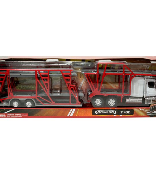 MODELO ESCALA 1:32 Freightliner 114SD Auto Carrier – Long Haul Trucker TRAILER - tacuazina