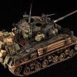 MODELO A ESCALA 1/35 DEL TANQUE M4A3E8 SHERMAN FURY US ARMY