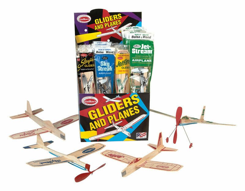 AVIONES PLANEADORES DE MADERA BALSA GUILLOWS