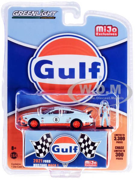 MODELOS ESCALA 1/64 SERIE "GULF" DE EDICION LIMITADA - MUSTANG , MINI COOPER, CORVETTE