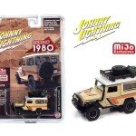 MODELO ESCALA  1:64 Toyota Land Cruiser 1980 Beige