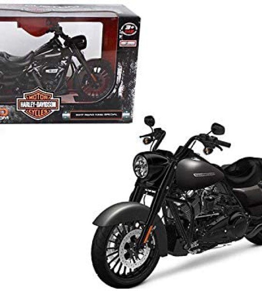 MODELO ESCALA 1/12 2017 Harley Davidson King Road especial negro