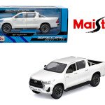 Maisto 1:27 Toyota Hilux – White – Special Edition PICKUP