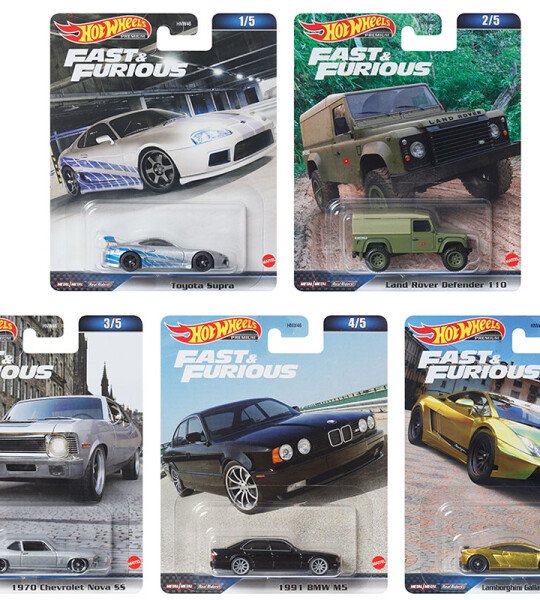 MODELOS Hot Wheels 1:64 Fast & Furious Premium 2023 D Assortment - RAPIDO Y FURIOSO precios especiales cash