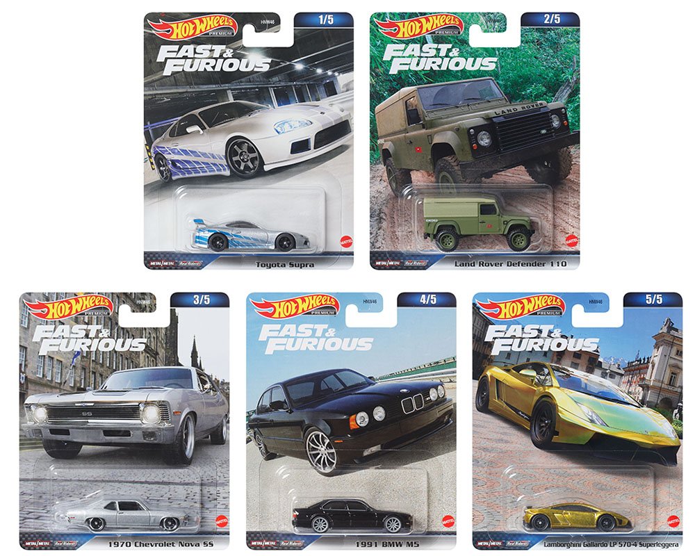 MODELOS Hot Wheels 1:64 Fast & Furious Premium 2023 D Assortment - RAPIDO Y FURIOSO precios especiales cash