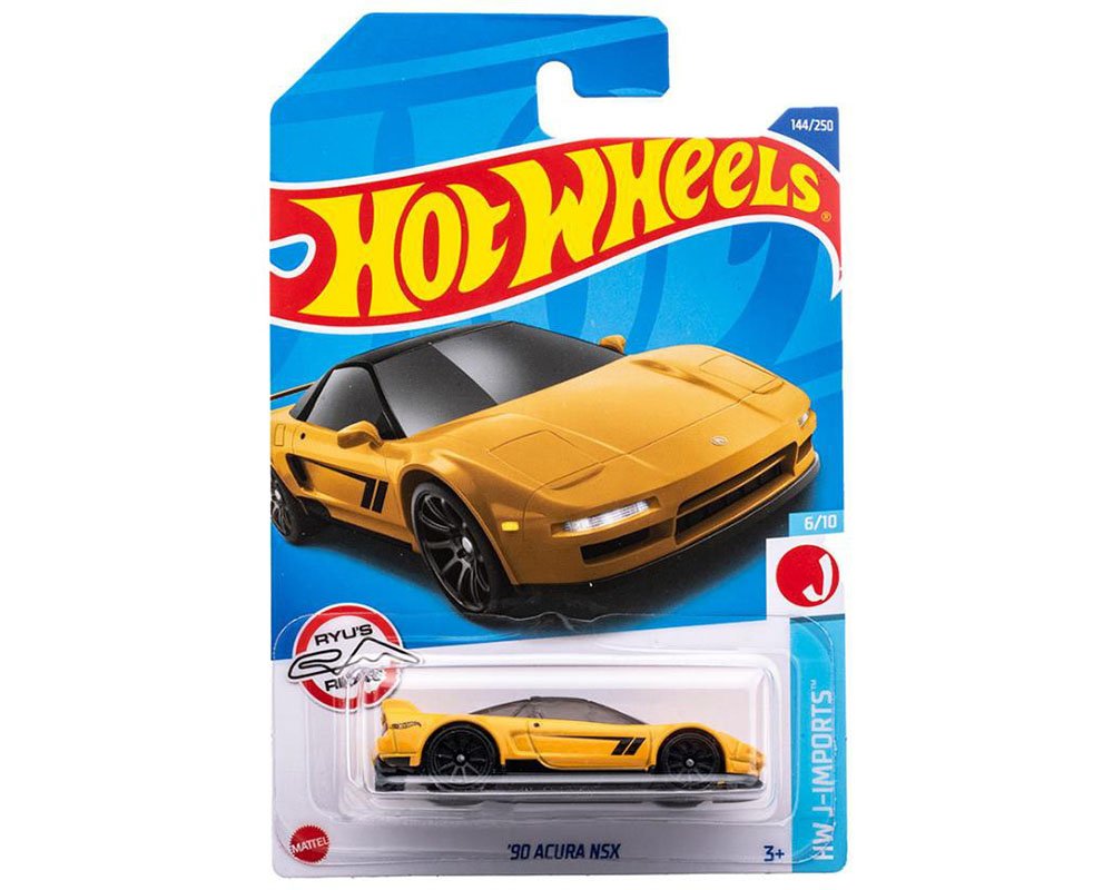 Hot Wheels 1:64 Basico Acura NSX 1990 – Yellow
