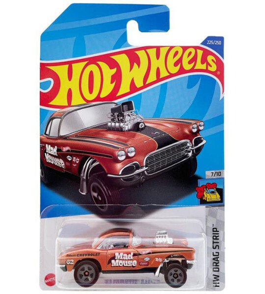 Hot Wheels 1:64 Basico Chevrolet Corvette Gasser – Red