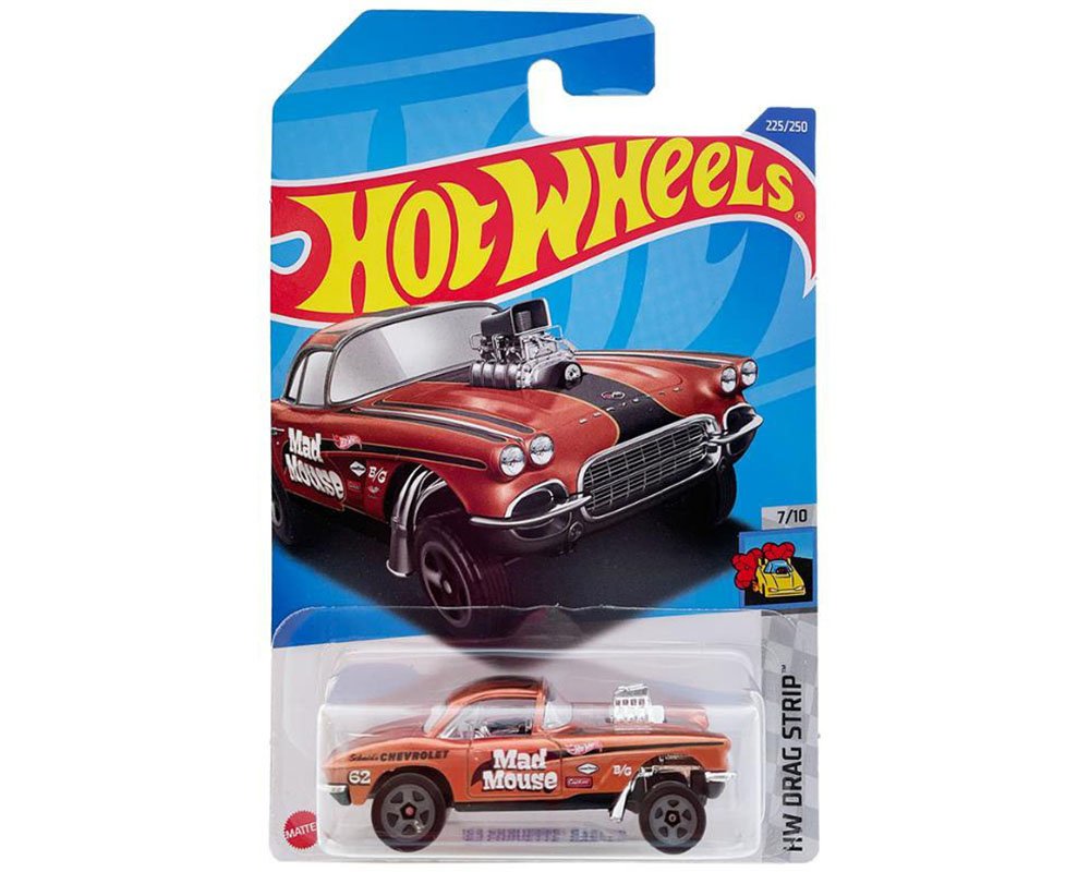 Hot Wheels 1:64 Basico Chevrolet Corvette Gasser – Red