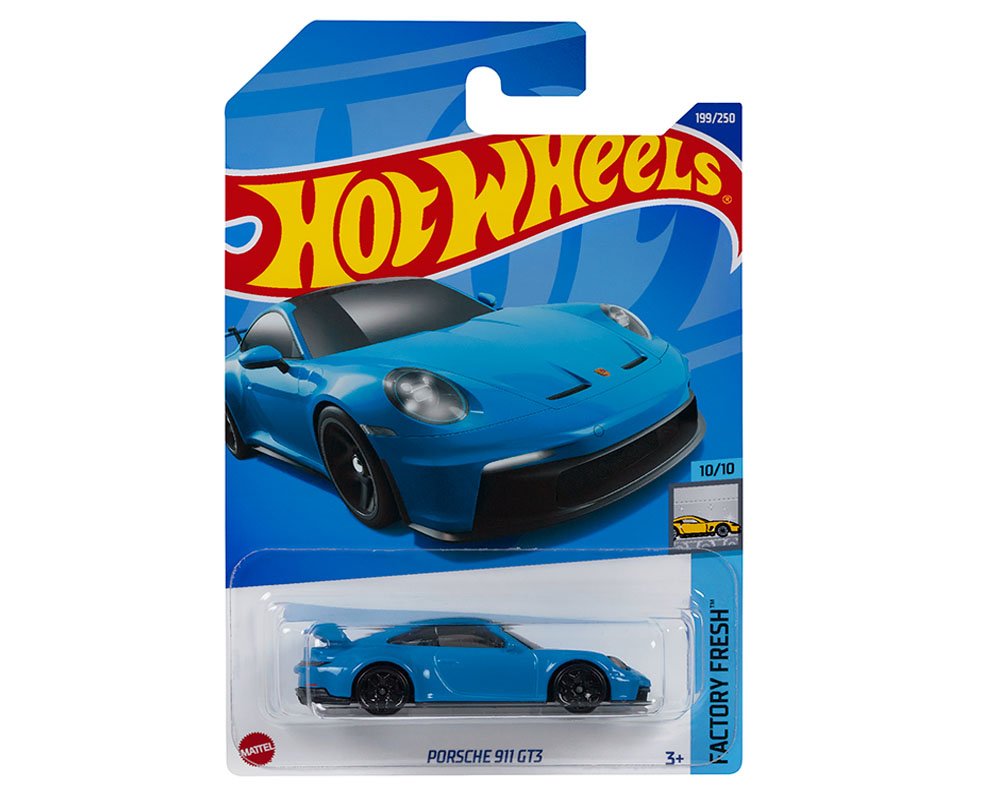 Hot Wheels 1:64 Basico Porsche 911 GT3 – Blue