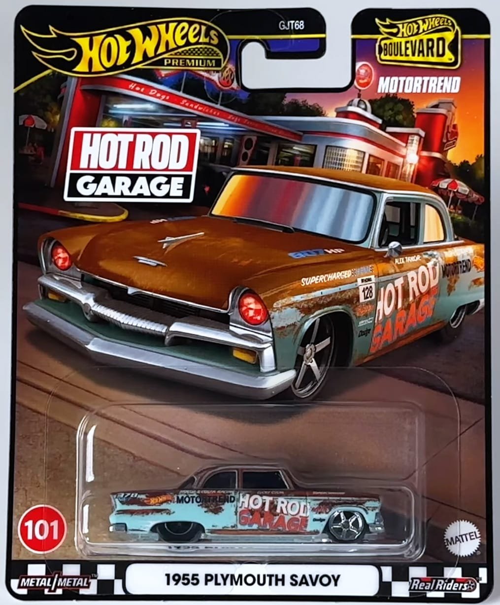 MODELO ESCALA 1/64 HOT WHEELS BOULEVARD Custom Plymouth Savoy