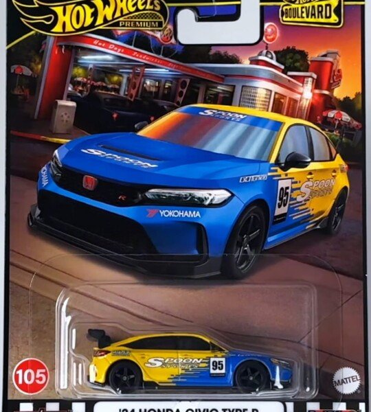 MODELO ESCALA 1/64 HOT WHEELS BOULEVARD  Civic Type R