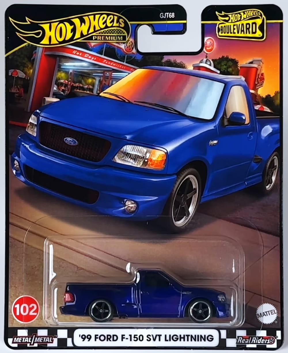 MODELO ESCALA 1/64 HOT WHEELS BOULEVARD Ford F-150 SVT Lightning