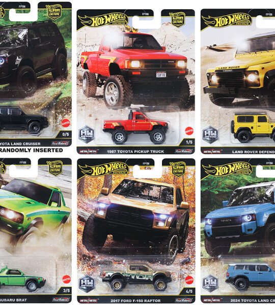 Hot Wheels 1:64 Car Culture 2024 H Case – HW Off Road PREMIUM $17 C/U