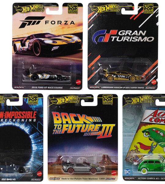 Hot Wheels 1:64 Pop Culture L Case 2025 Assortment