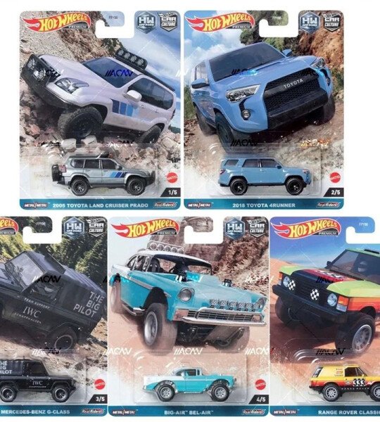 MODELOS Hot Wheels 1:64 Car Culture 2023 F Case Off Road Assortment - TODO TERRENO desde $12 en adelante