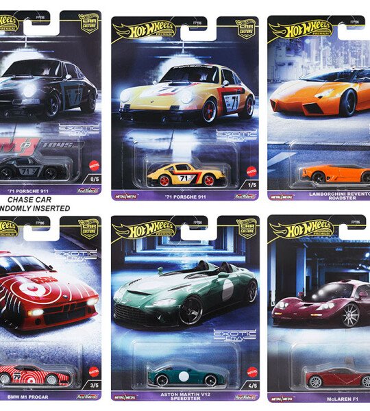 Hot Wheels 1:64 Car Culture 2024 G Case Exotic Envy desde $12 en adelante - precios especiales