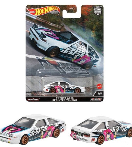 MODELO ESCALA 1/64 HOT WHEELS 2022 CAR CULTURE MOUNTAIN DRIFTERS TOYOTA AE86 SPRINTER TRUENO PRECIOS ESPECIALES