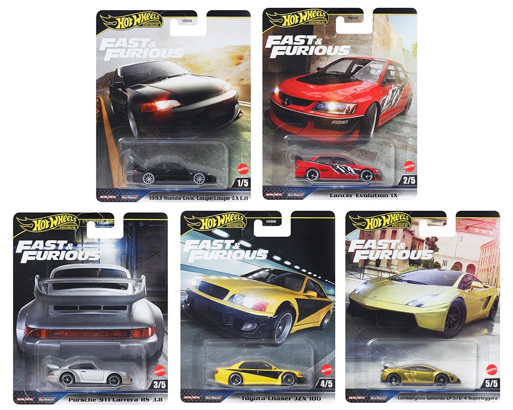 Hot Wheels 1:64 Fast & Furious Premium 2025 M Assortment - RAPIDO Y FURIOSO $17 C/U EN ADELANTE